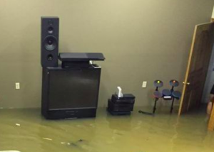 Living room flood